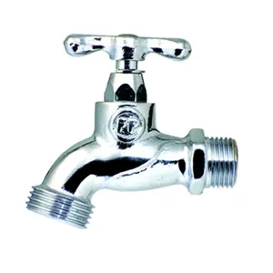 Llave Manguera Fundición Pacífico 1/2" Cromada